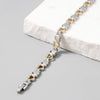 Pulsera magnética de corazones en acero inoxidable - Moroveta